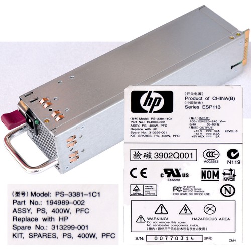 Netzteil power supply compaq - netzteil,
